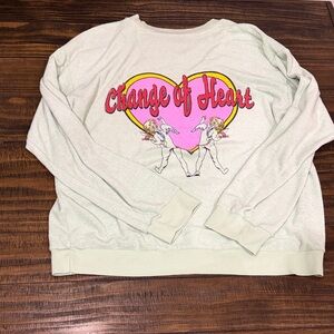 Boys Lie Change of Heart Sweater - Cream and Pink